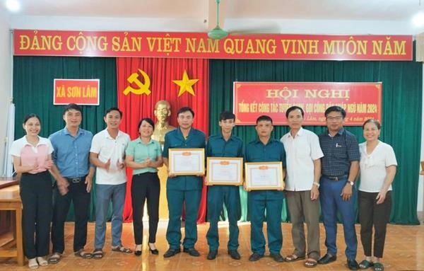 Hội nghị tổng kết công tác tuyển chọn và gọi công dân nhập ngũ năm 2024.